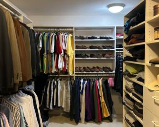 Very Large Collection of Men’s Clothing & Accessories, Sizes mainly XL-XXL, Shoes 13
