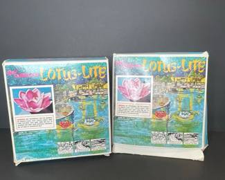 New Candle-Glo Lotus-Lite Floating Candles