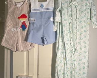 Vintage Baby Rompers and Sleeper Gown Assortment