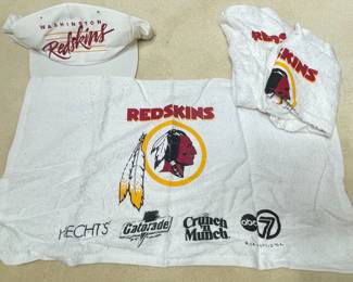 Washington Redskins Promotional Lot: Rally Towels and Baseball Cap