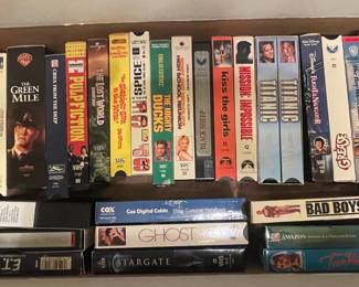 Vintage VHS Movie Tapes