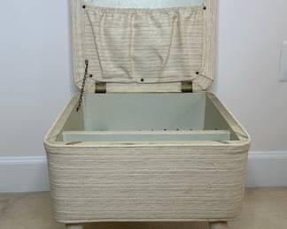 Mid-Century Modern Singer Sewing Storage Stool