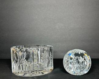 Waterford Crystal Millennium Collection Champagne Bottle Coaster