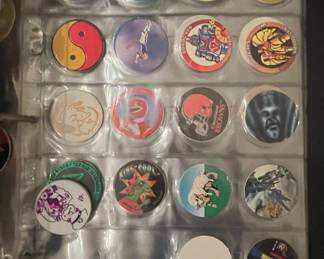 Vintage POG Collection with Slammers and Collector Pages