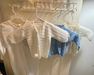 Vintage Infant Cardigans and Layette Items