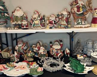 Fitz and Floyd Santa Claus Collection