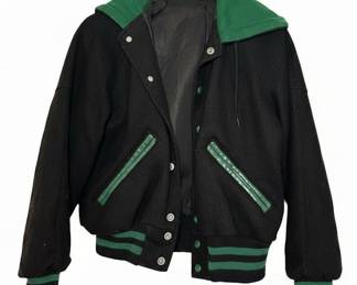 Vintage DeLong Varsity Hooded Jacket