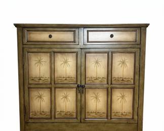 Tommy Bahama Home Palm Motif Credenza