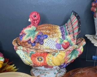 Fitz and Floyd Classics Autumn Bounty Turkey Tureen