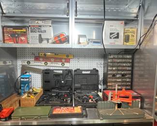 Assorted Vintage Workshop Tools and Equipment