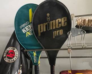 Vintage Prince and Pro Kennex Tennis Racquets
