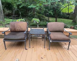 Cast Aluminum Patio Bistro Set