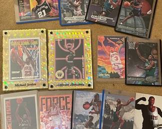 Collection of 1990s NBA Basketball Trading Cards