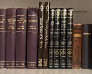 Vintage P.F. Collier & Son and Peebles Classic Library Book Collection