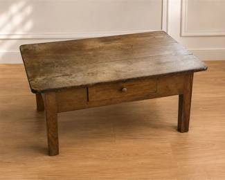 Rustic Antique French Wooden Coffee Table