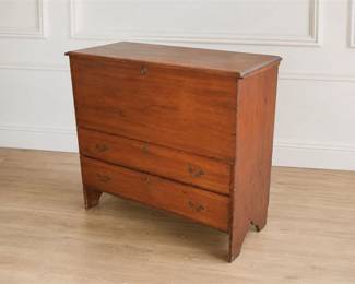 Antique Wooden Mule Chest
