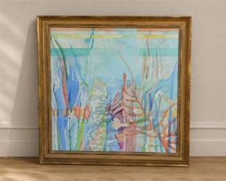 M. Bogaard Colorful Abstract Painting