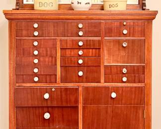 Antique Dental Cabinet