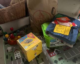 Children's toys, books, clothes