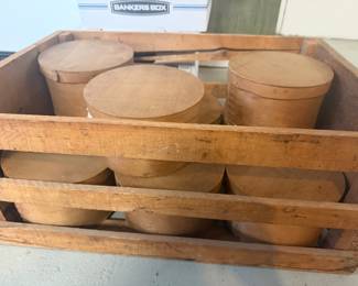Antique cheese/butter  boxes