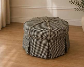 Chlaine Furniture Skirted Ottoman