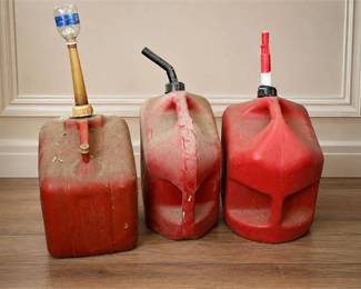 Vintage Red Plastic Gas Can