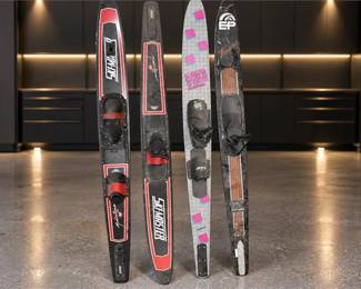 Four(4) Various Brand Vintage Water Skis