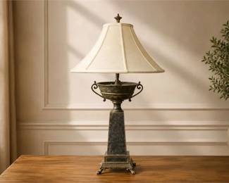 Vintage Neoclassical-Style Table Lamp