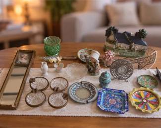 Collection of Antique Home Decor Items