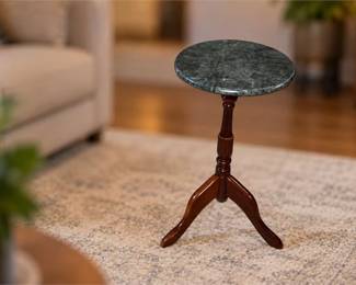 Mahogany Tripod Accent Table