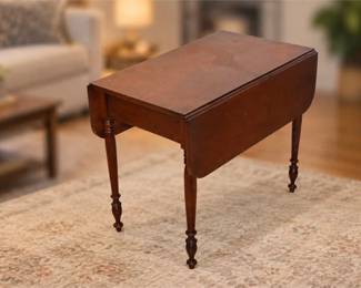 Mahogany Drop-Leaf Table
