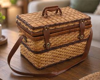 Wicker & Reed Picnic Basket