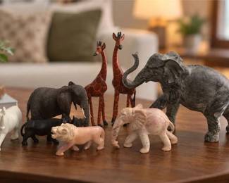 Group Toy Animal Figurines