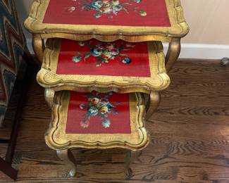 Florentine nesting tables