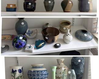 Collection of vases