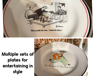 Restoration hardware New Yorker plates