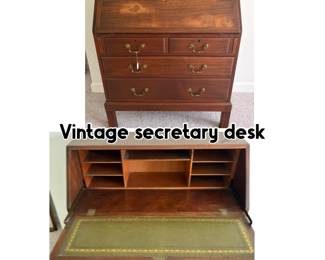 Vintage secretary desk