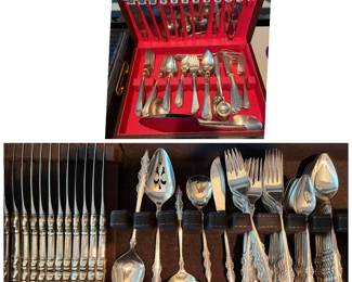 Multiple sets of flatware