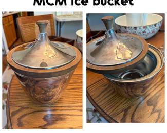 Mid-century modern ice bucket