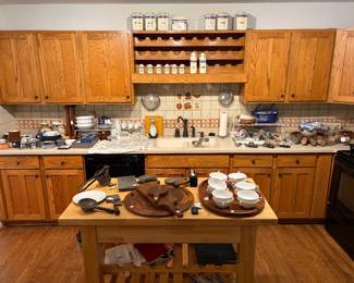 A very well stocked kitchen