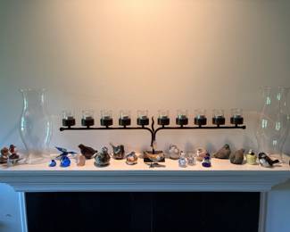 Charming collection of bird figurines
