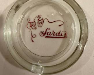 Ashtray from iconic New York restaurants, Sardi’s