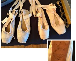 Vintage ballerina shoes