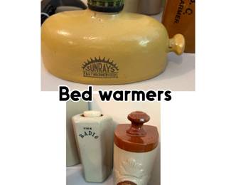 Vintage bed warmers