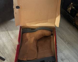 . . . new Wolverine boots