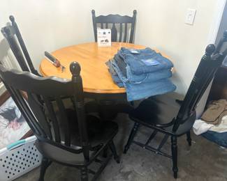 . . . kitchen table and chairs