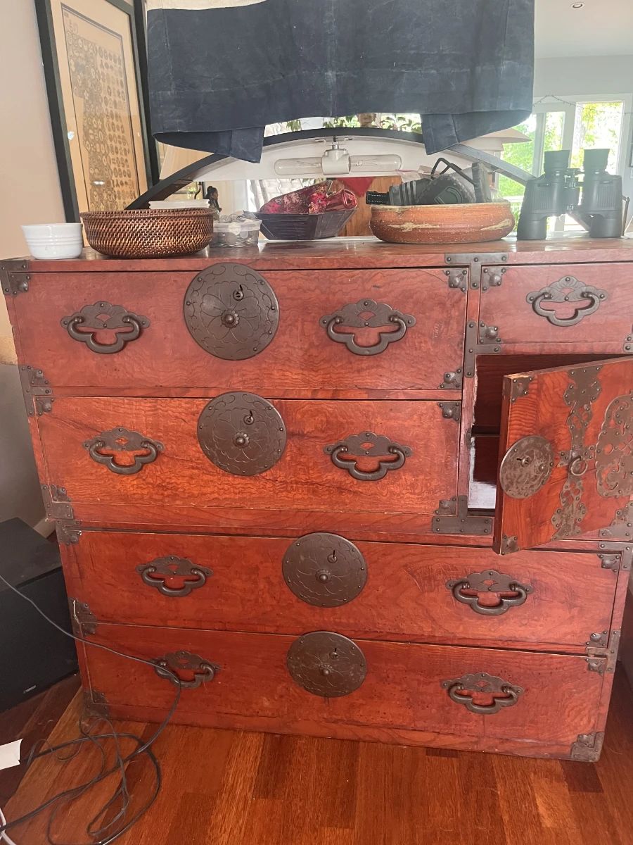 Antique Japanese Tansu Chest