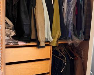One closet full of stuff