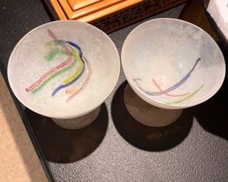 Cool glass cups