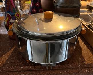 Deco Bakelite chrome hot pot